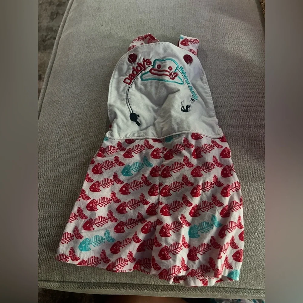 Daddy’s Little Fishing Buddy Overalls 6-9 Months